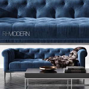 RH_ITALIA CHESTERFIELD FABRIC SOFA