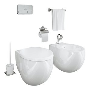 Villeroy and Boch aveo toilet and bidet