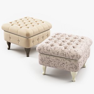 Giusti Portos Regina pouffs 47x47