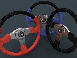 3d max momo champion steering wheel