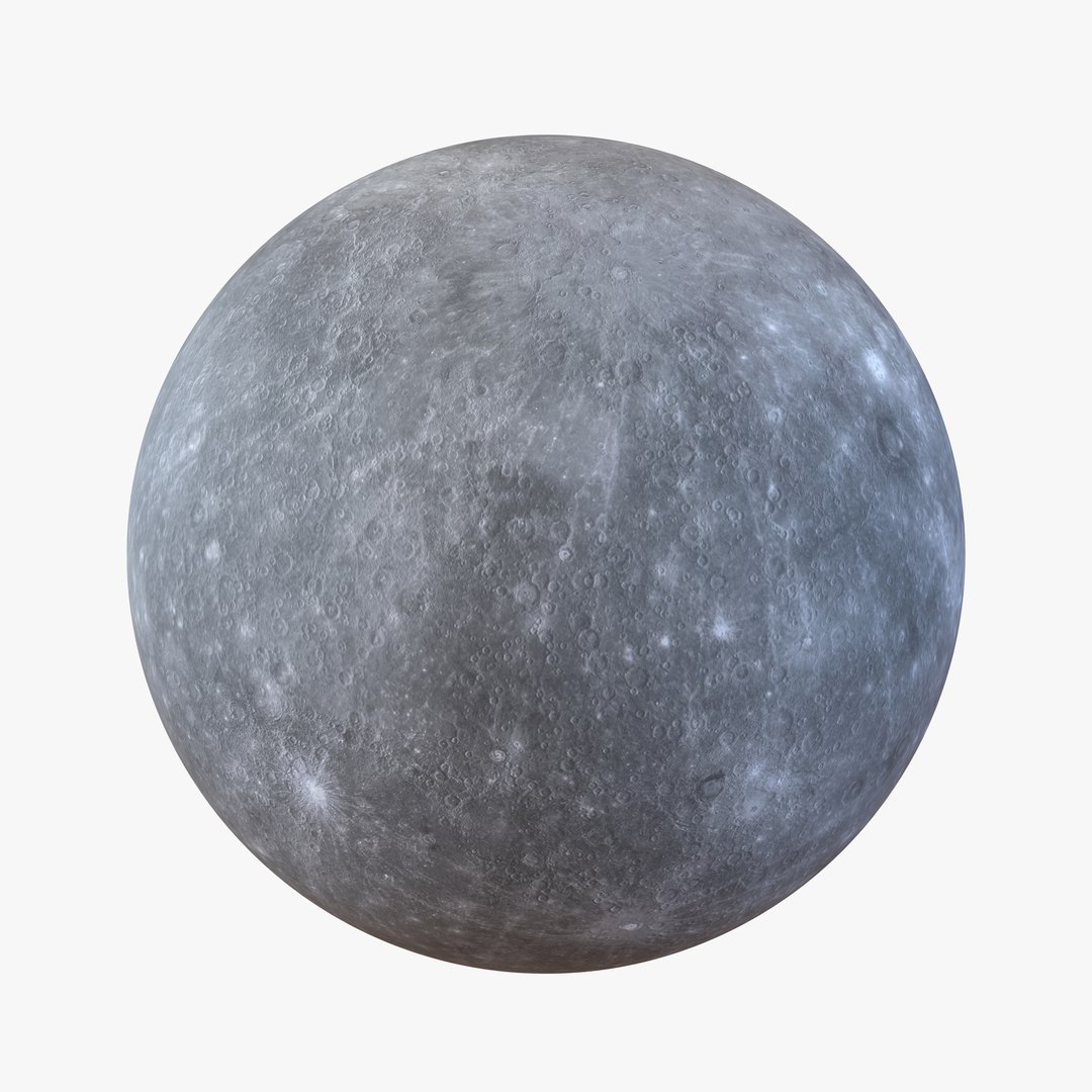 Mercury Planet 3D Model 3D model preview