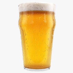 beer glass 3D model