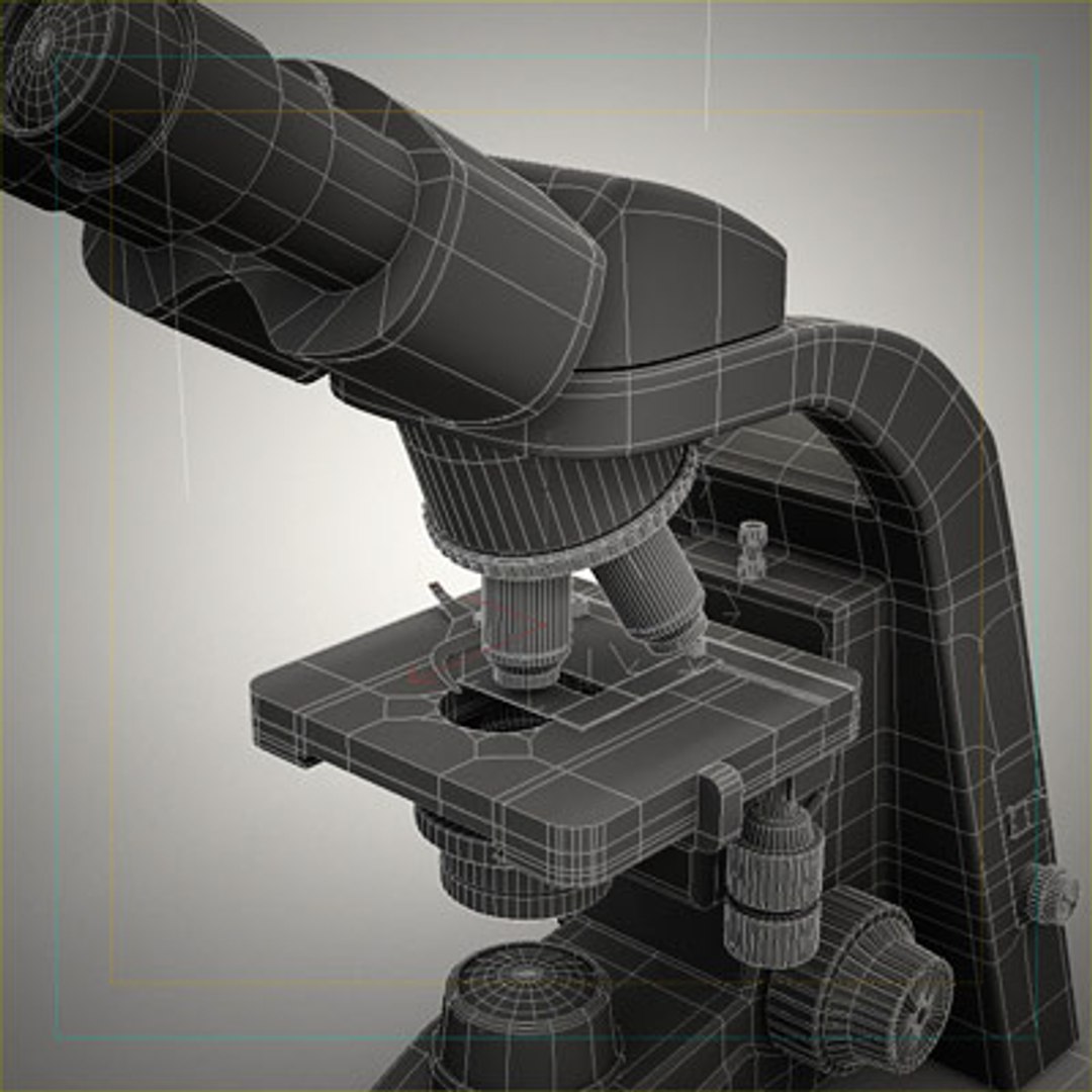 Lab Equipment Microscope - 3d Model