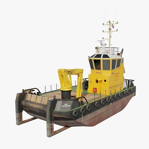 Work boat Multi Cat 1908 SD 3D model