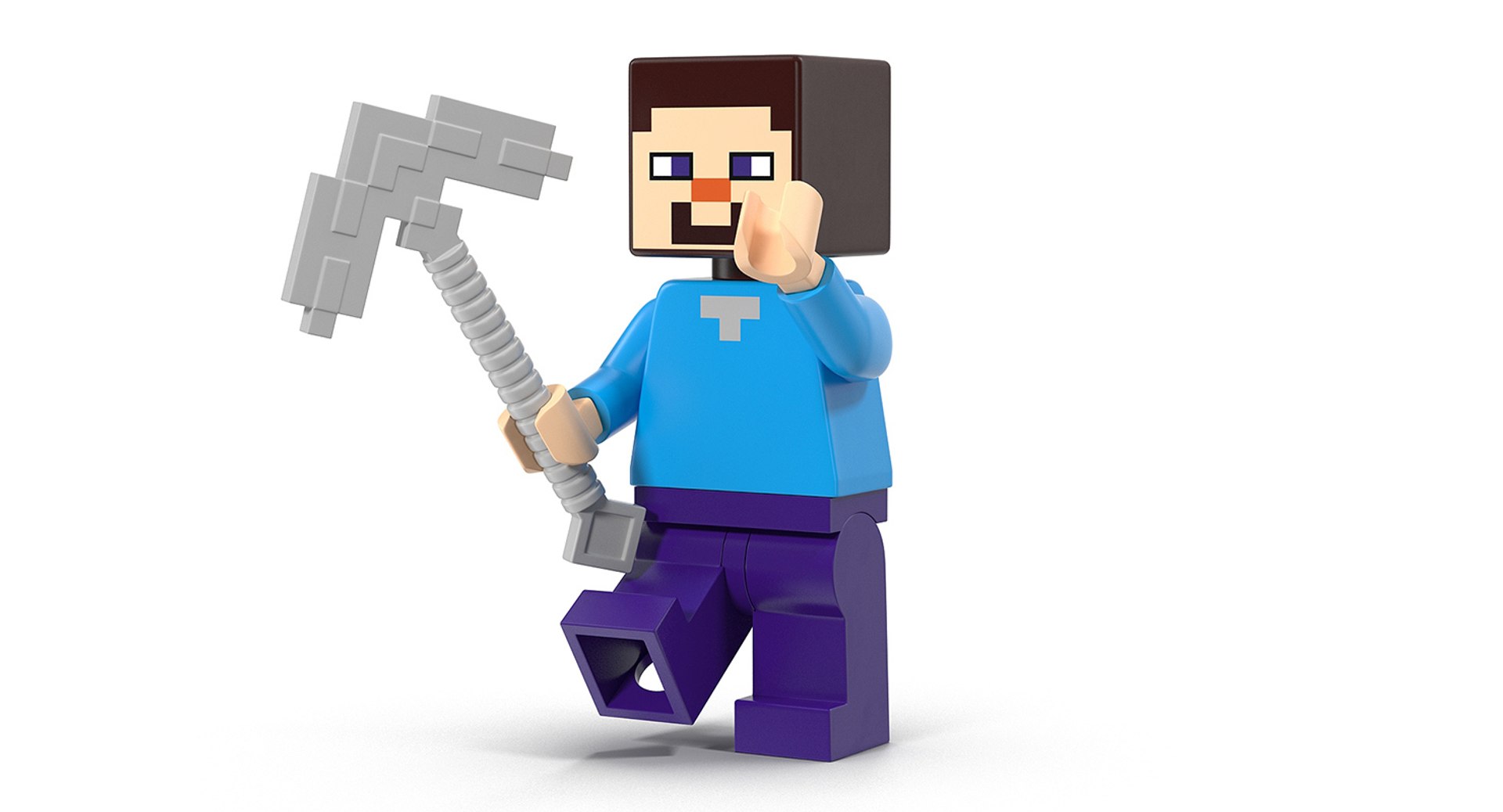 Lego man and Minecraft Steve by P1xelPerfect on DeviantArt