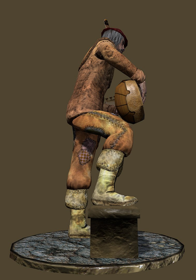 bard character 3d max