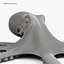 3D octopus rigged model