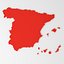 Carte de l'Espagne