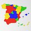 Carte de l'Espagne