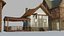 Pacote de Casas Medievais Estilizadas - 10 peças - 4K Texturas