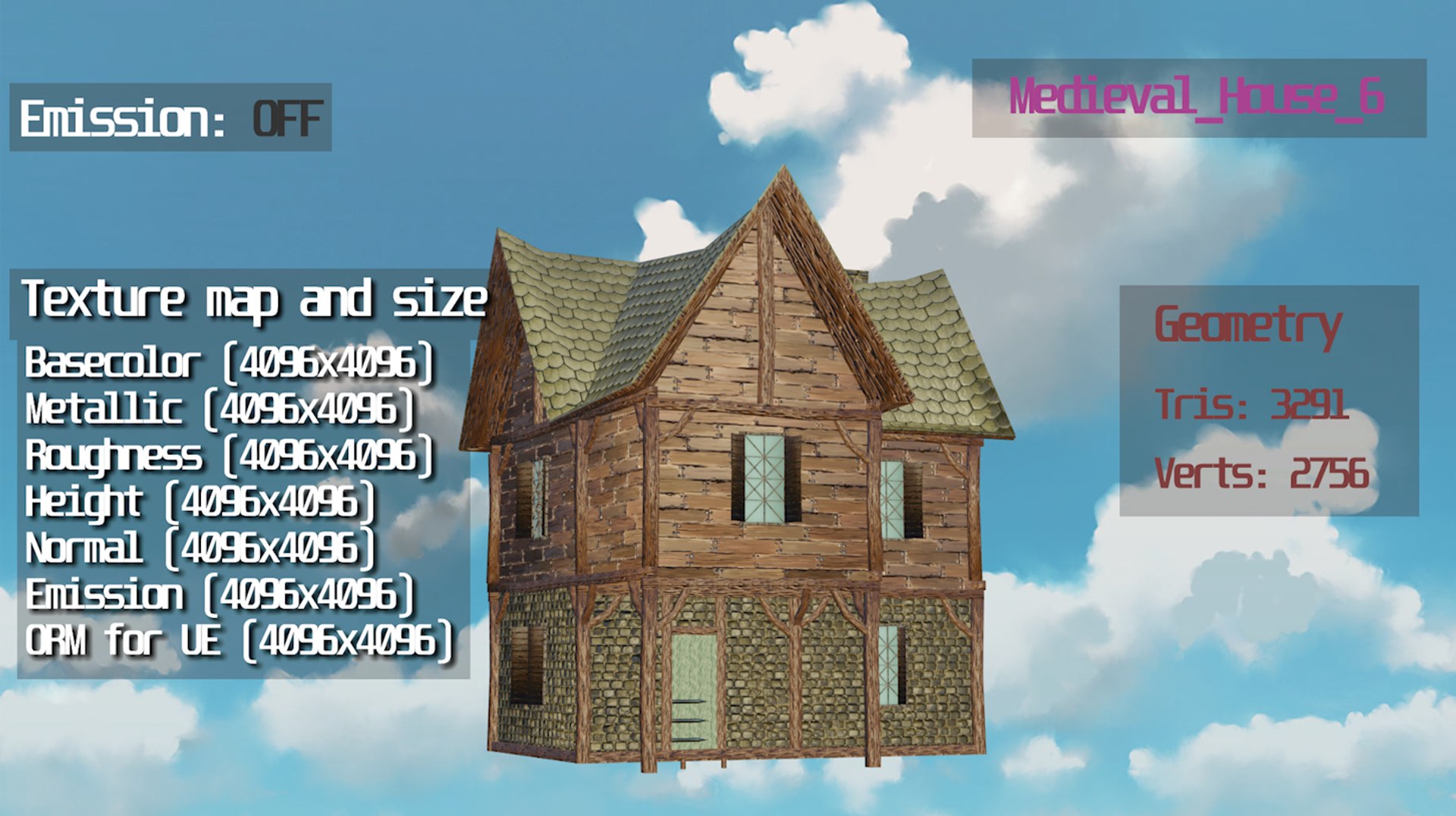 3D Stylized Medieval Houses Pack - 10 pieces - 4K Textures https://p.turbosquid.com/ts-thumb/32/6C7wbg/Cn/preview0022/png/1631122666/1920x1080/fit_q87/a51a90fd6c3f538574c5306d44626933da2e5d99/preview0022.jpg