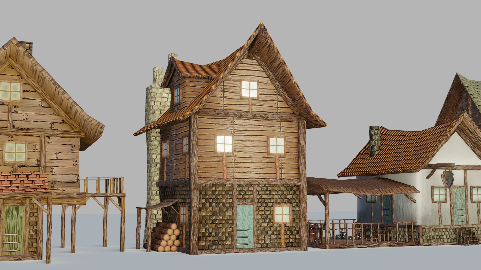 3D Stylized Medieval Houses Pack - 10 pieces - 4K Textures https://p.turbosquid.com/ts-thumb/32/6C7wbg/Cz/preview0006/png/1631122748/1920x1080/fit_q87/7c2ec15e8360e6b7574c8747f05847237261a73b/preview0006.jpg
