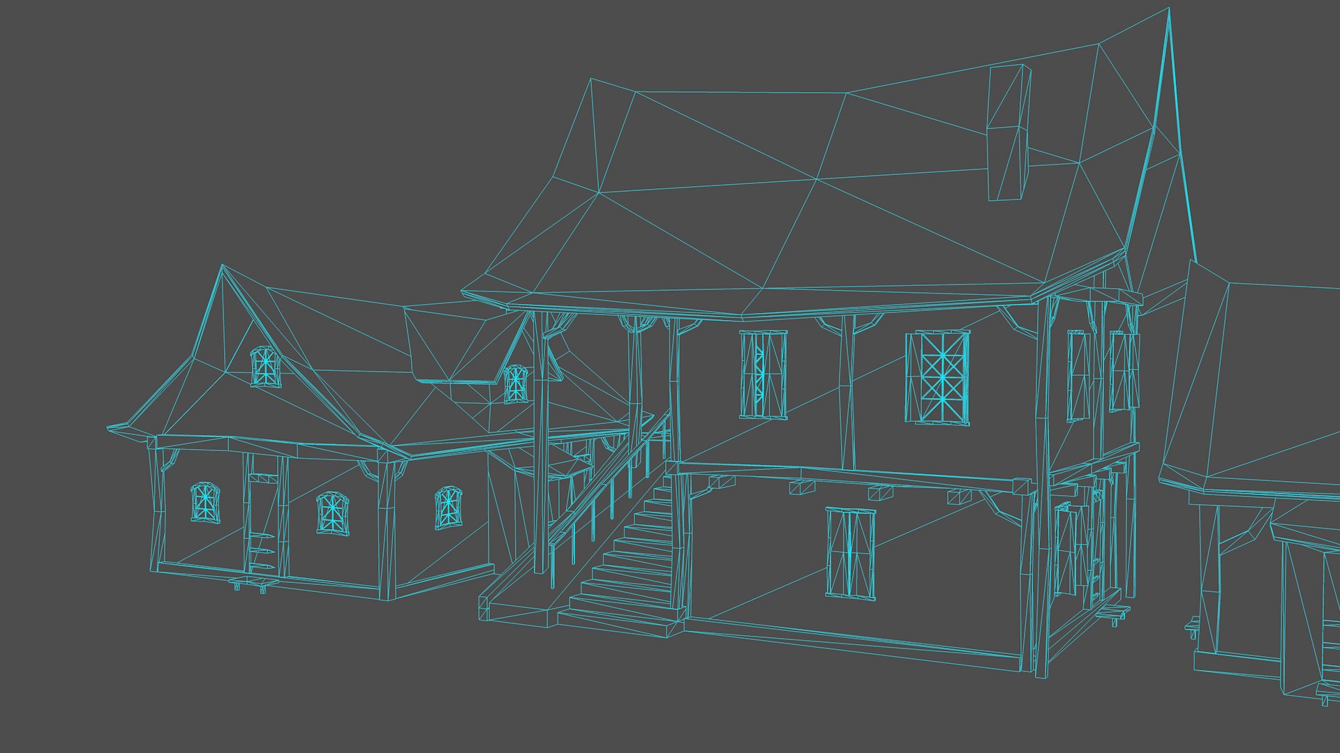 3D Stylized Medieval Houses Pack - 10 pieces - 4K Textures https://p.turbosquid.com/ts-thumb/32/6C7wbg/bh/wireframe0002/png/1631123250/1920x1080/fit_q87/331027a4a0c1b742c10b1c7b4a9c0118dbebb368/wireframe0002.jpg