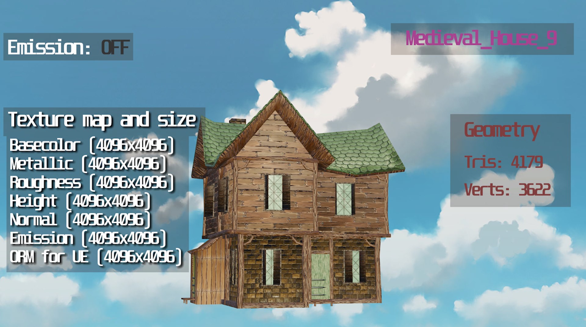 3D Stylized Medieval Houses Pack - 10 pieces - 4K Textures https://p.turbosquid.com/ts-thumb/32/6C7wbg/s0/preview0025/png/1631122663/1920x1080/fit_q87/d1f5dcbc02ac34707b8c1229b7b69650c53d5dfd/preview0025.jpg