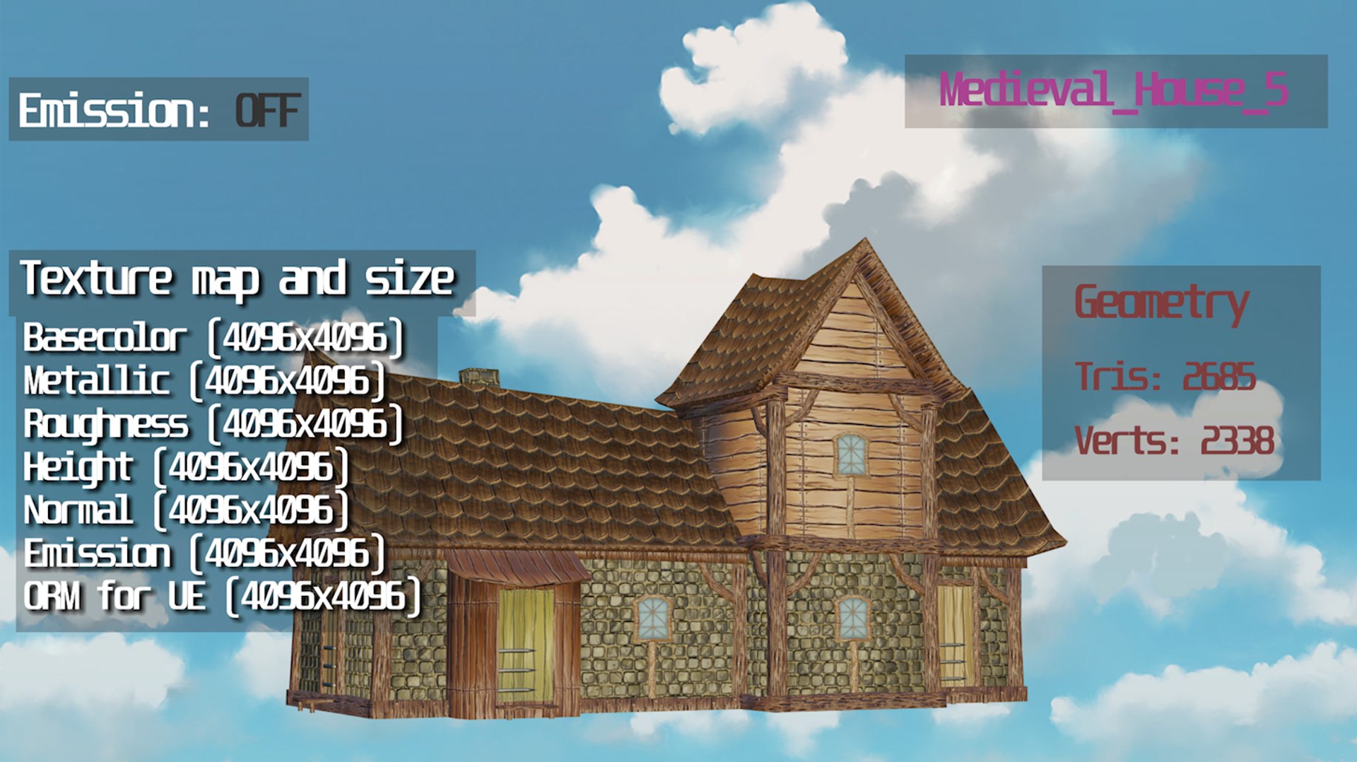 3D Stylized Medieval Houses Pack - 10 pieces - 4K Textures https://p.turbosquid.com/ts-thumb/32/6C7wbg/vk/preview0021/png/1631122667/1920x1080/fit_q87/0250c291935cada9c2940c2dc02935e62498455f/preview0021.jpg