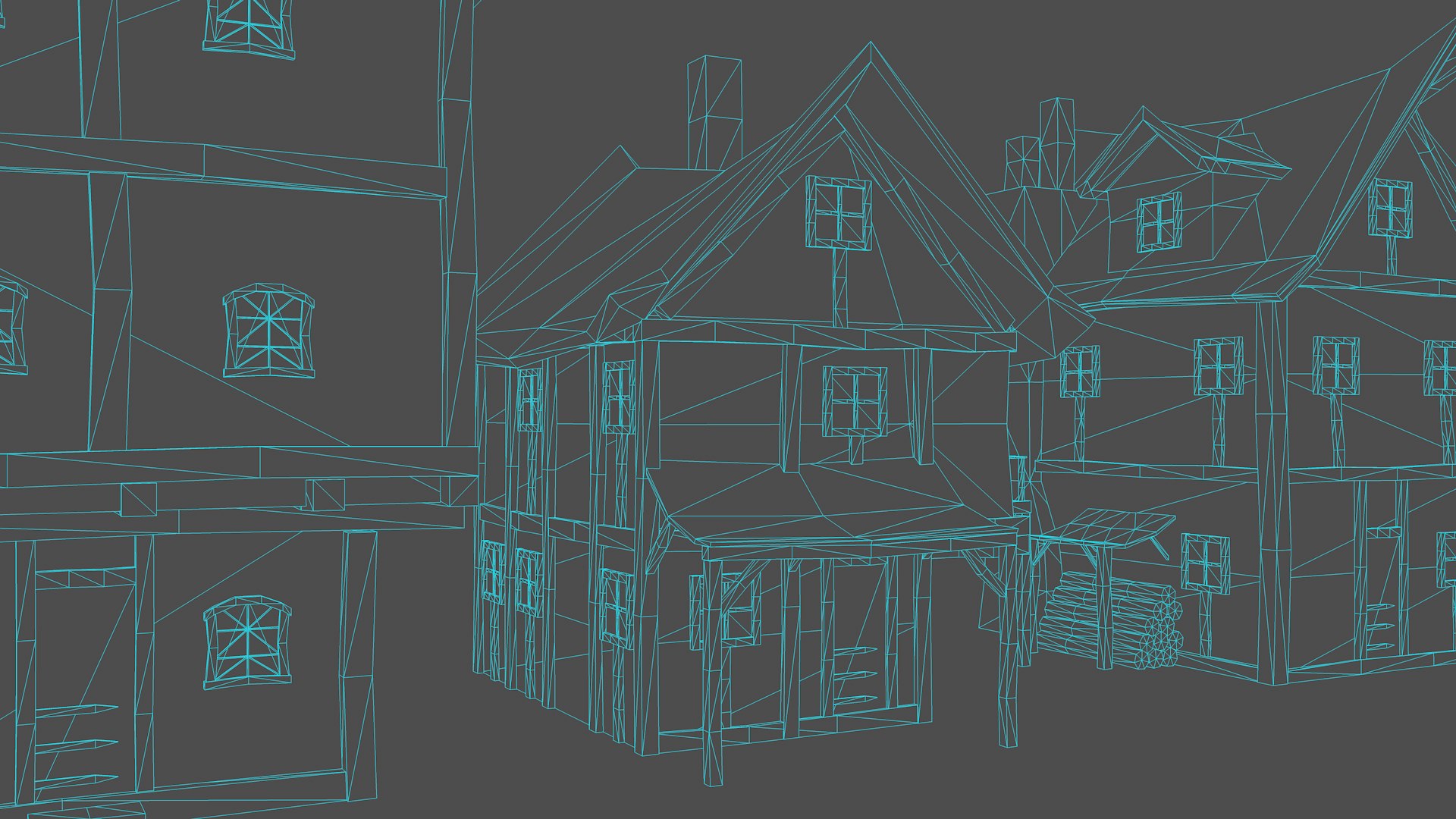 3D Stylized Medieval Houses Pack - 10 pieces - 4K Textures https://p.turbosquid.com/ts-thumb/32/6C7wbg/zw/wireframe0006/png/1631123256/1920x1080/fit_q87/dc6aa2188d2a118354b13ab4d23b34834748aaf4/wireframe0006.jpg