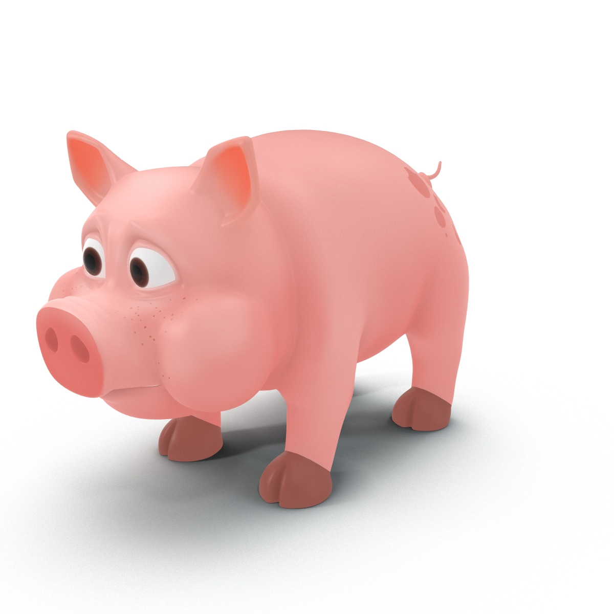 cartoon pig c4d