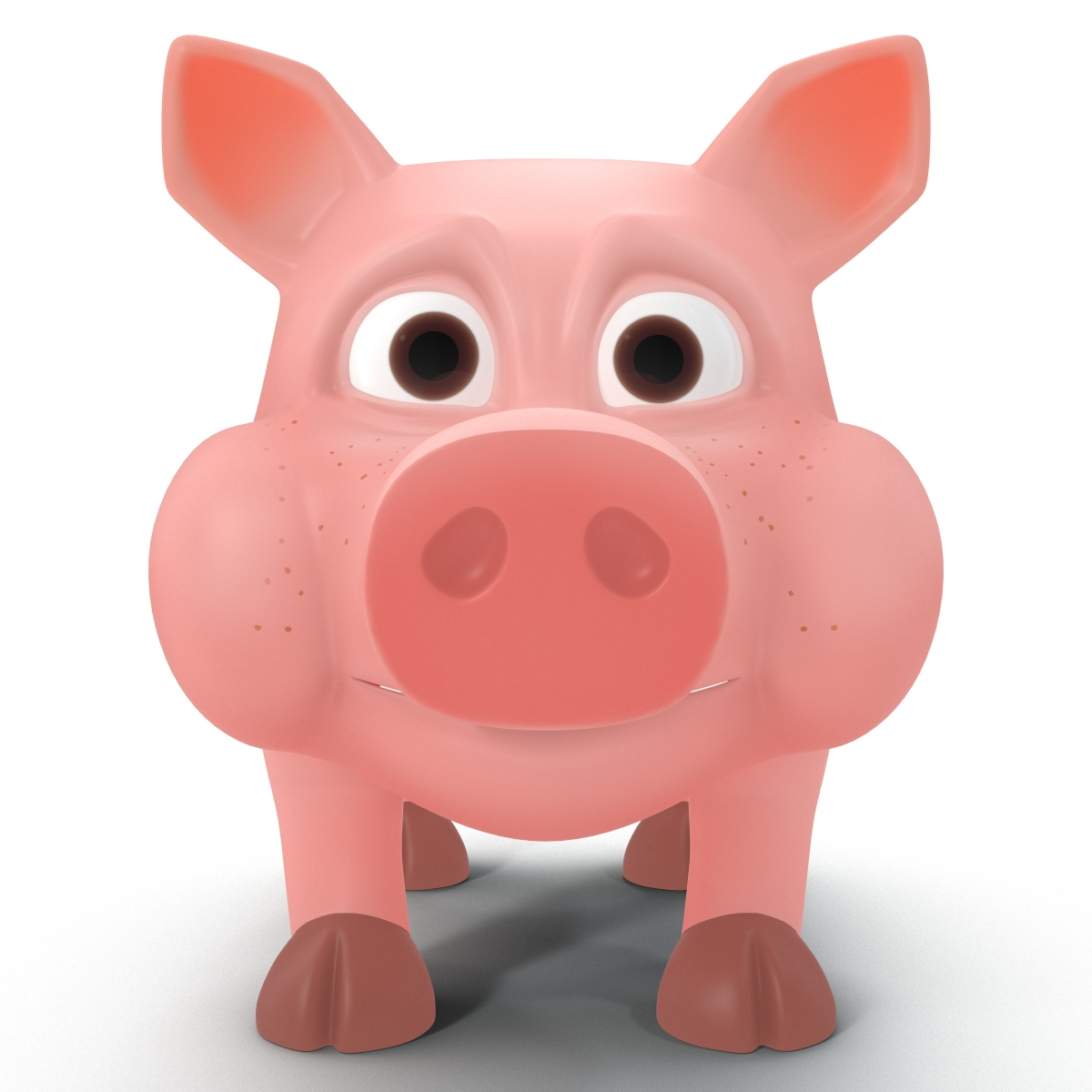cartoon pig c4d