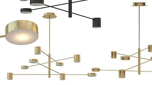 3D chandelier lighting