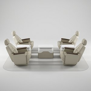 3ds vip airplane business seats