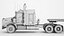 Przyczepa platforma Kenworth T800 2024 01