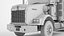 Przyczepa platforma Kenworth T800 2024 01