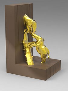 sculpture elephant model