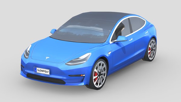 테슬라 모델 3 2021 3D 모델 - TurboSquid 2150438