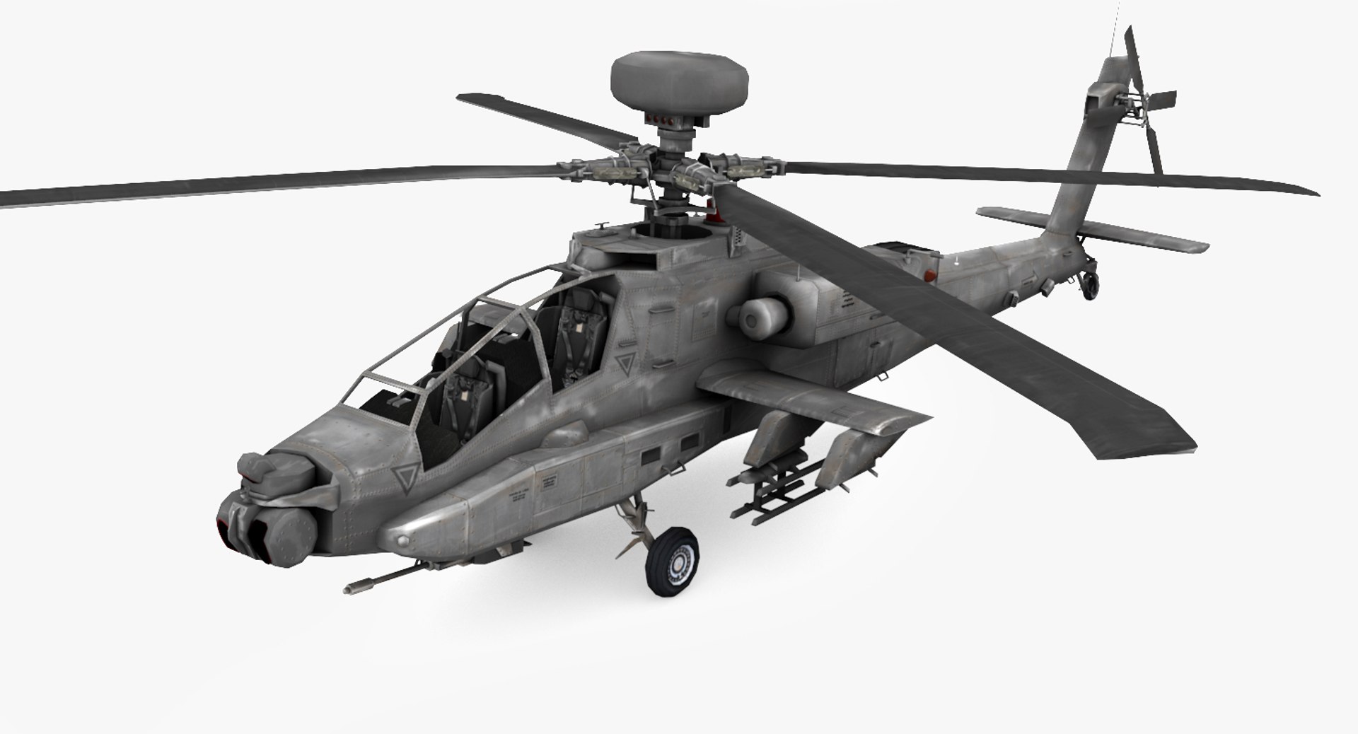 Boeing Apache Helicopter 3D Model - TurboSquid 1186115