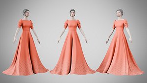 Dress 50 Tomato model