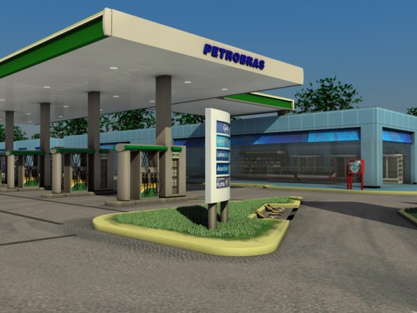 service station c4d