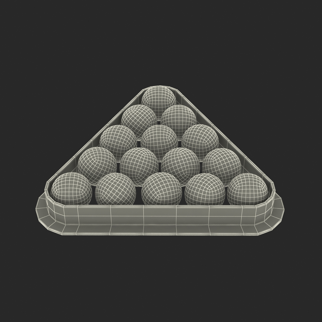 3d Model Pool Balls