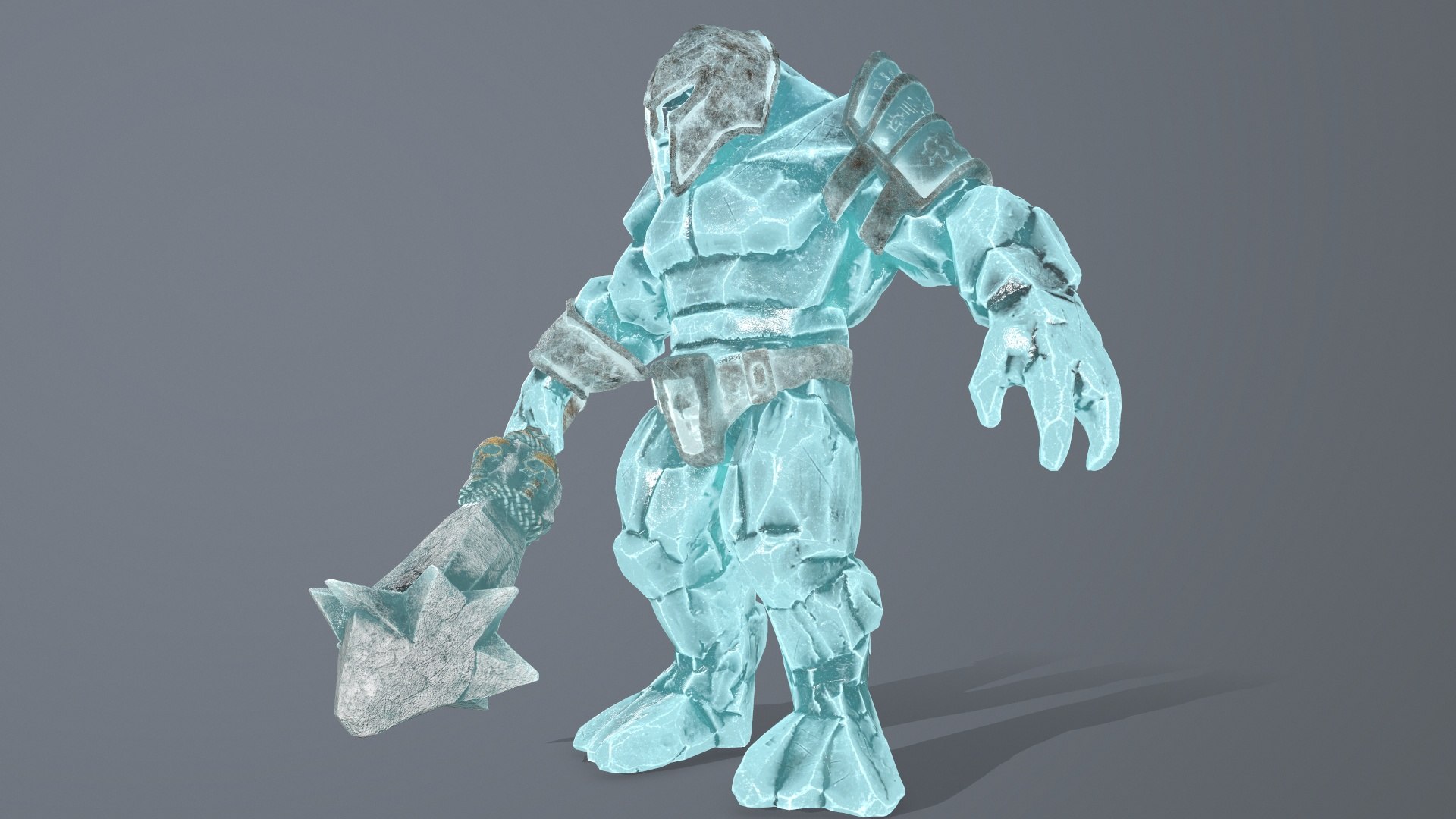 3D ice monster - TurboSquid 1923980