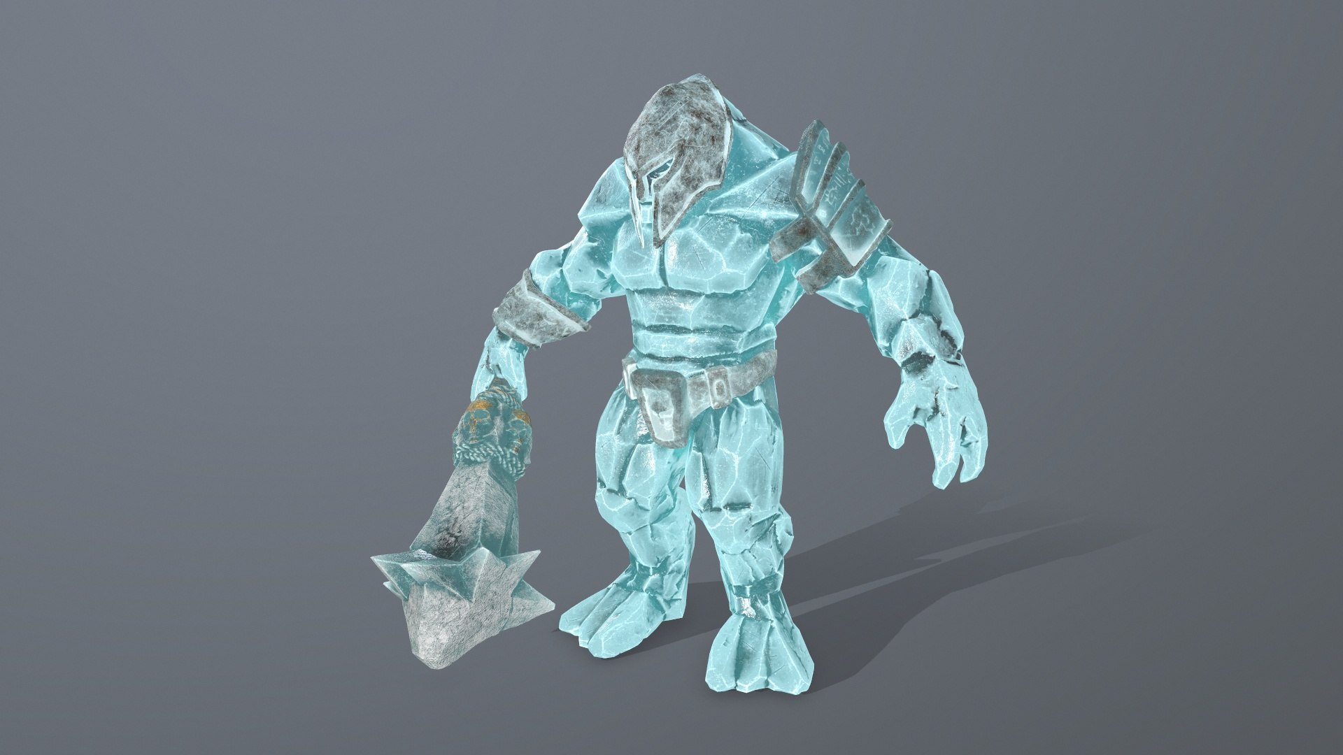 3D ice monster - TurboSquid 1923980