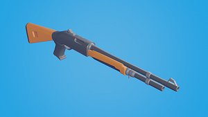Shotgun with Bullet