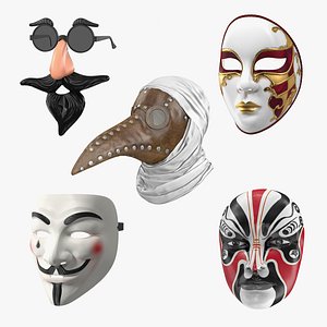 Face Masks Collection 2 model