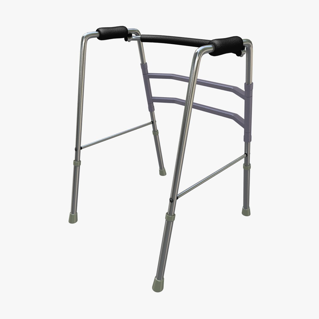 walker walking frame 3d c4d