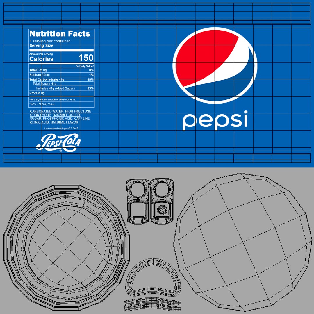 Pepsi Refrigerator Display 3d Model Turbosquid 1639979