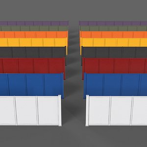 3D PBR Metal Fence 3