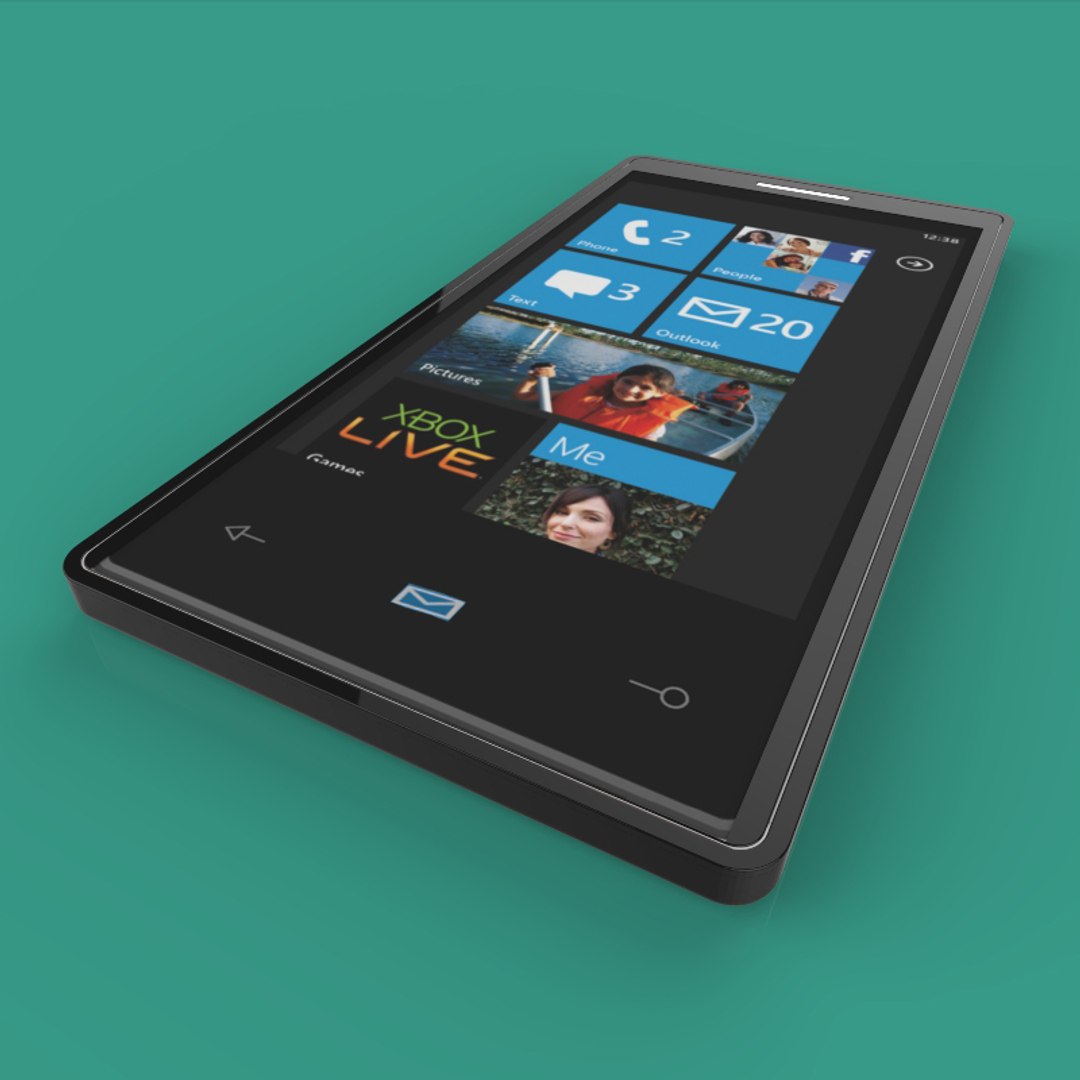 3D Window Phone - TurboSquid 1385585