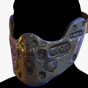 3D Gas mask 3D model