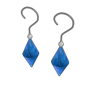 stardust earing 3D