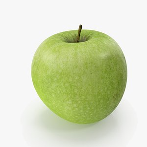 3D apple granny smith