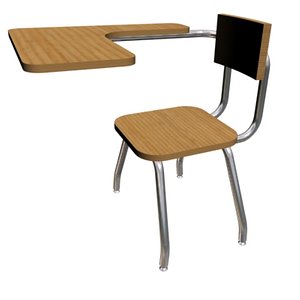 3ds desk chair schools
