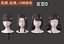 Das Mädchenhaar, das alte Weisen wieder herstellt, flechten ordentliches Knall Low-Poly-3D-Modell