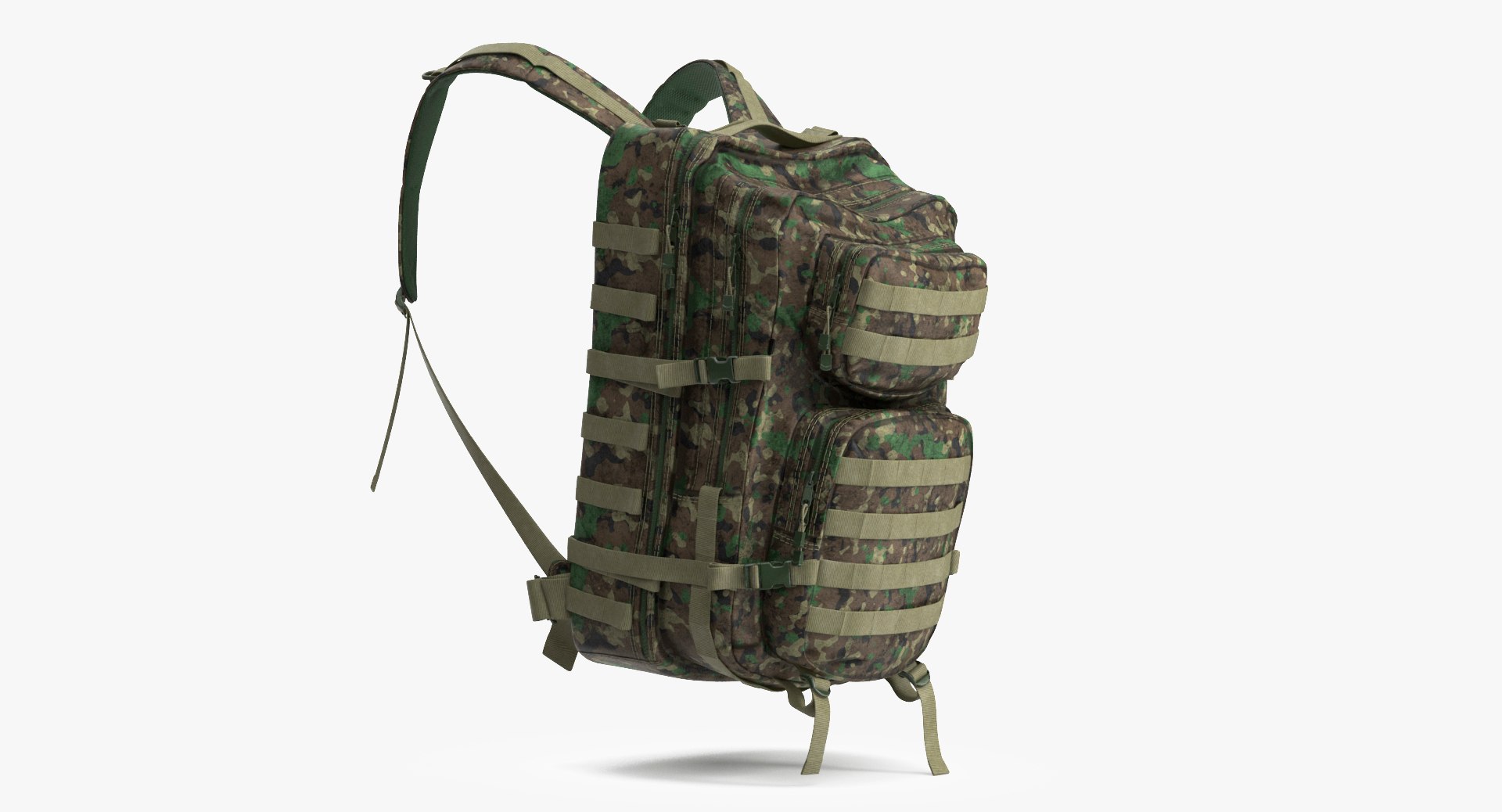 3D Military Backpack Model - TurboSquid 1373926