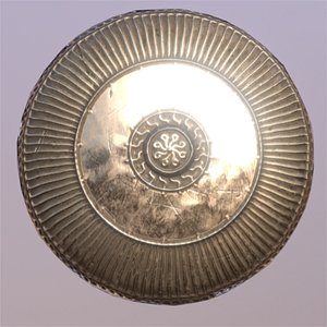 shield bronze 3D
