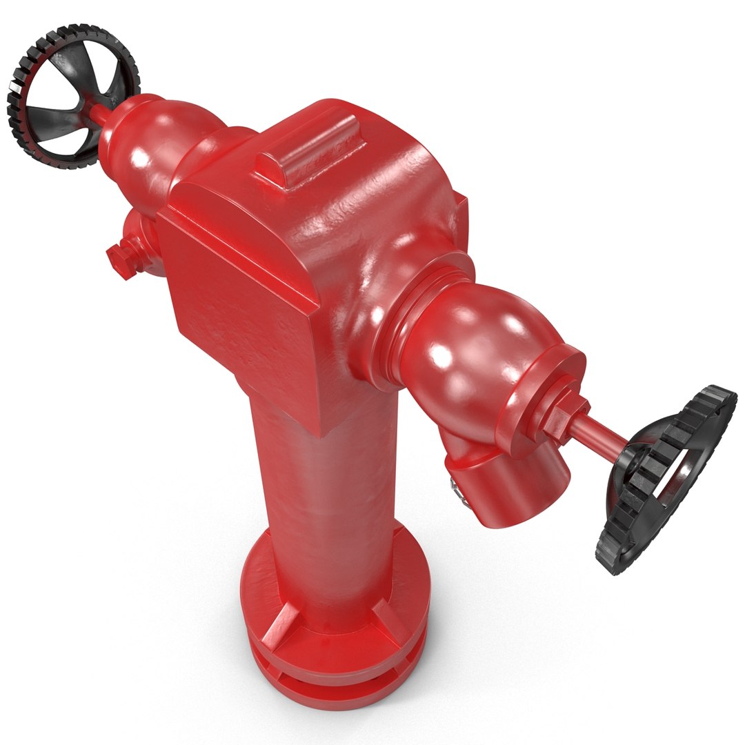 Hydrant 2 Port 3d Obj