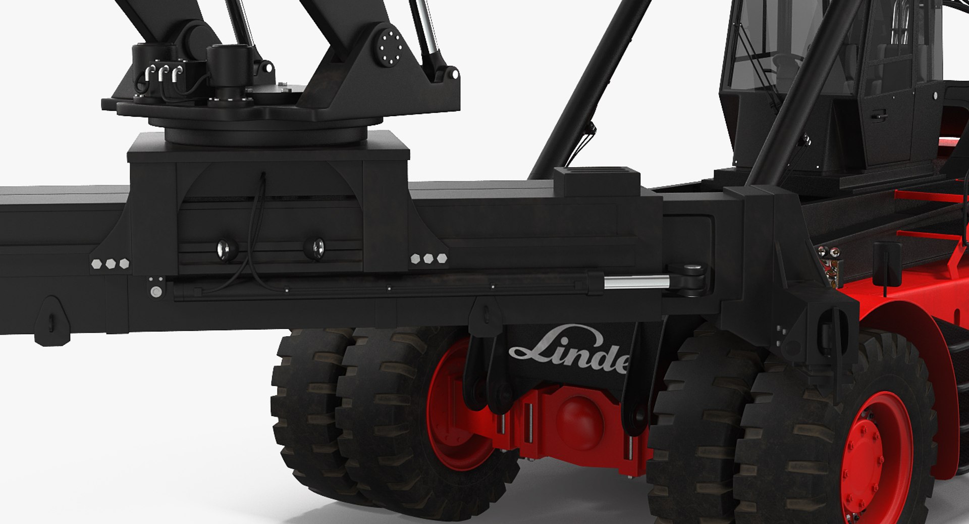 Reach Stacker Linde Model - TurboSquid 1304951