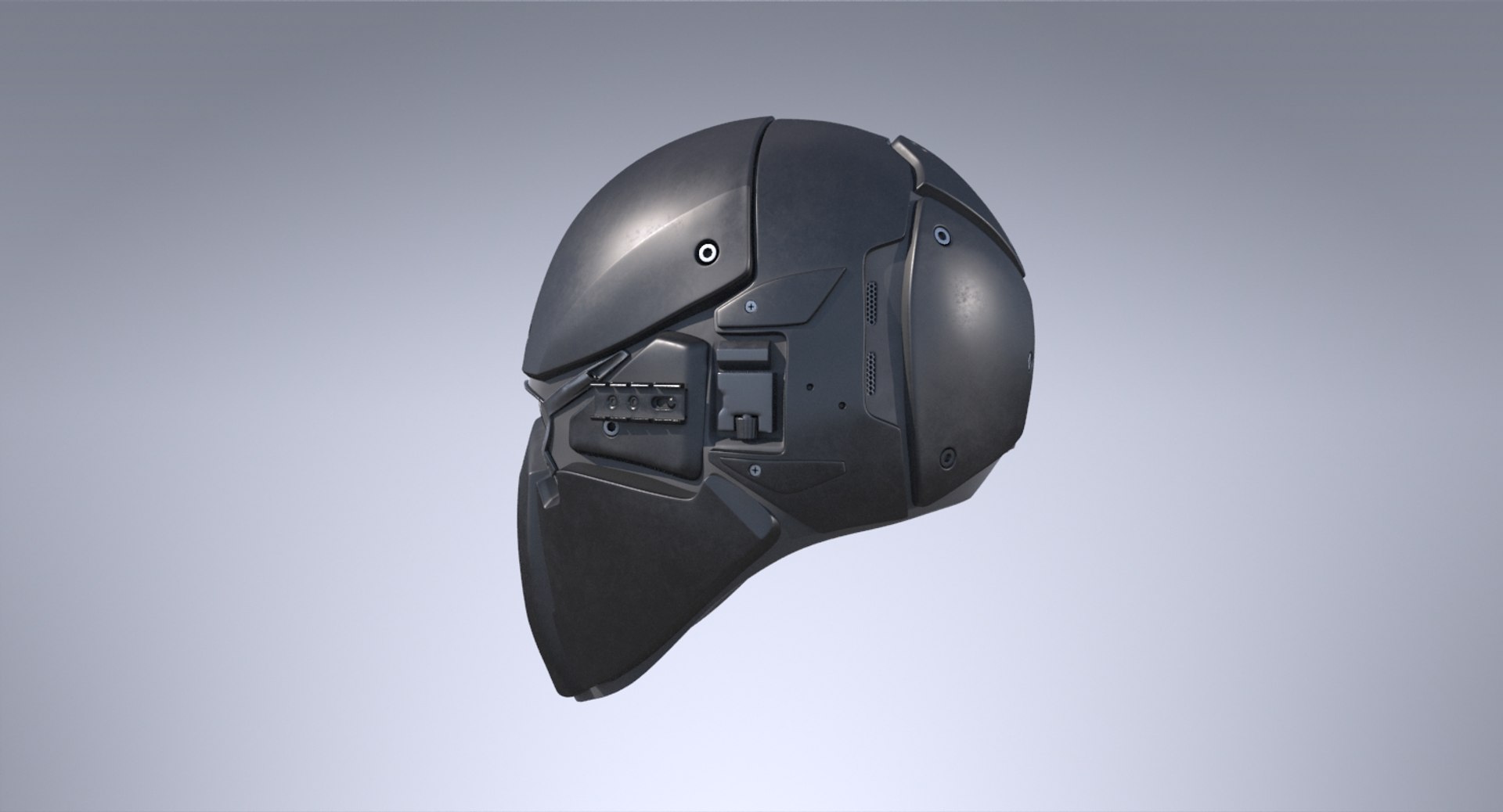 3D Ronin Tactical Mask - TurboSquid 1203688